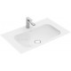 Мебельная раковина Villeroy & Boch Finion 416484RW stone white, ceramicplus, со скрытым переливом, прямоугольная, цвет белый
