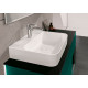 Раковина Villeroy & Boch Finion 41686CRW stone white, ceramicplus, со скрытым переливом, прямоугольная, цвет белый