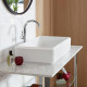 Раковина Villeroy & Boch Antheus 4A1065RW stone white, ceramicplus, без перелива, прямоугольная, цвет белый