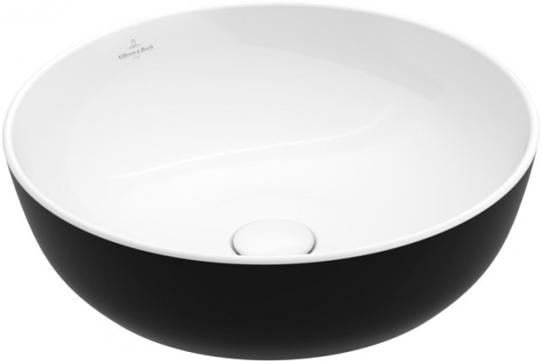 Раковина Villeroy & Boch Artis 417943BCT8 coal black круглая,  в современном стиле