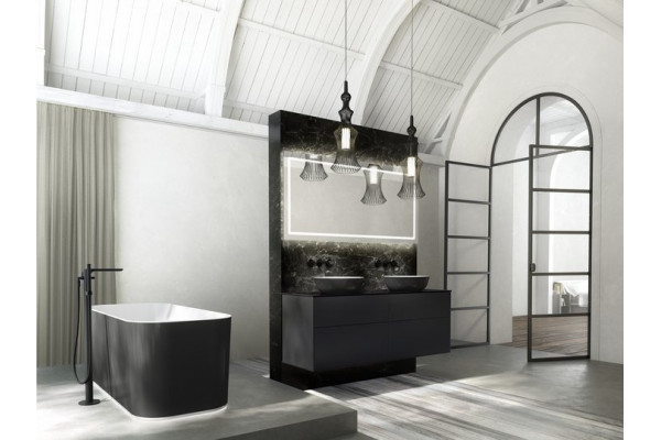 Раковина Villeroy & Boch Artis 417943BCT8 coal black круглая,  в современном стиле