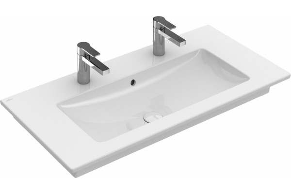 Мебельная раковина Villeroy & Boch Venticello 4104AKR1 альпийский белый ceramic plus прямоугольная,  в современном стиле