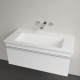 Мебельная раковина Villeroy & Boch Venticello 4104AJR1 без отверстия для смесителя, альпийский белый ceramic plus, прямоугольная
