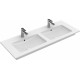 Мебельная раковина Villeroy & Boch Venticello 130 см, альпийский белый ceramic plus, прямоугольная