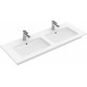 Мебельная раковина Villeroy & Boch Venticello 130 см, stone white ceramic plus, прямоугольная, цвет белый