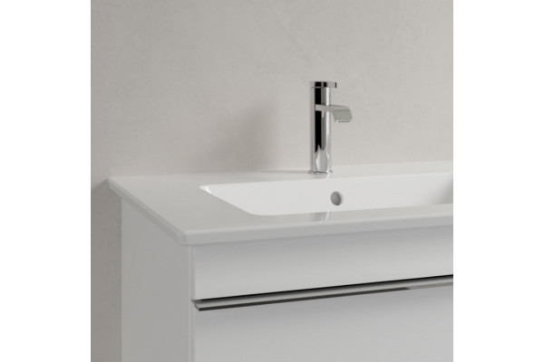 Мебельная раковина Villeroy & Boch Venticello 130 см, stone white ceramic plus, прямоугольная, цвет белый