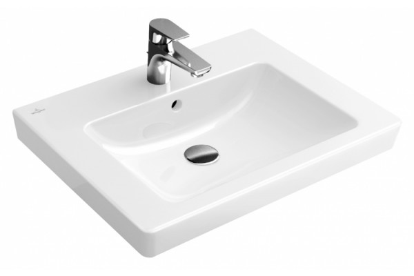 Мебельная раковина Villeroy & Boch Subway 2.0 7113 6001 цвет белый, на тумбу