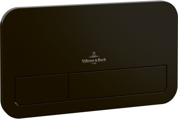 Кнопка смыва Villeroy & Boch Viconnect 922490AN black matt механическая,  в современном стиле