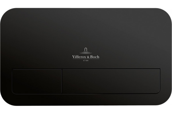 Кнопка смыва Villeroy & Boch Viconnect 922490AN black matt механическая,  в современном стиле