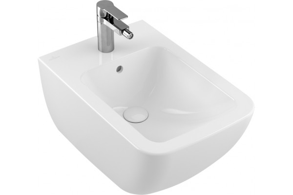 Биде подвесное Villeroy & Boch Venticello 44110001 альпийский белый прямоугольное, 37.5x56 см