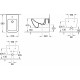Биде подвесное Villeroy & Boch Venticello 44110001 альпийский белый прямоугольное, 37.5x56 см