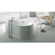 Акриловая ванна Villeroy & Boch Cetus UBQ175CEU7V-01 175х75, альпийский белый, овальная, встраиваемая