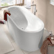 Акриловая ванна Villeroy & Boch Cetus UBQ175CEU7V-01 175х75, альпийский белый, овальная, встраиваемая