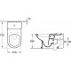 Унитаз-компакт Villeroy & Boch Hommage 666210R1 альпийский белый 37x73.5 см