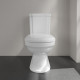 Унитаз-компакт Villeroy & Boch Hommage 666210R1 альпийский белый 37x73.5 см