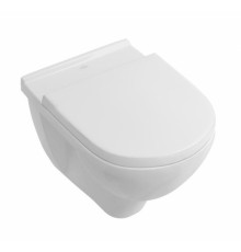 Унитаз подвесной Villeroy & Boch O Novo Directflush с микролифтом, белый, овальный, 36x56 см