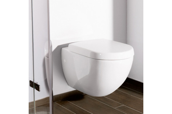 Унитаз подвесной Villeroy & Boch Subway alpin белый, овальный, 37x56 см
