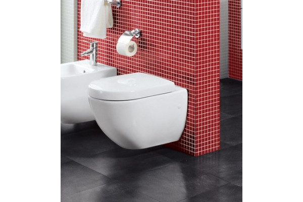 Унитаз подвесной Villeroy & Boch Subway alpin белый, овальный, 37x56 см