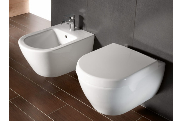 Унитаз подвесной Villeroy & Boch Subway alpin белый, овальный, 37x56 см