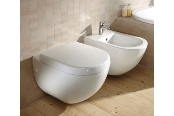 Унитаз подвесной Villeroy & Boch Subway alpin белый, овальный, 37x56 см