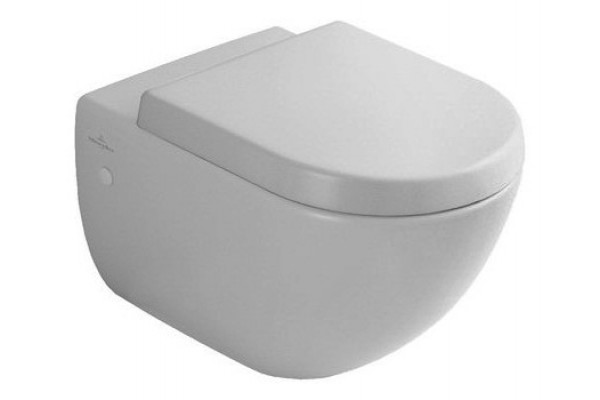 Унитаз подвесной Villeroy & Boch Subway Plus alpin белый, овальный, 37x56 см