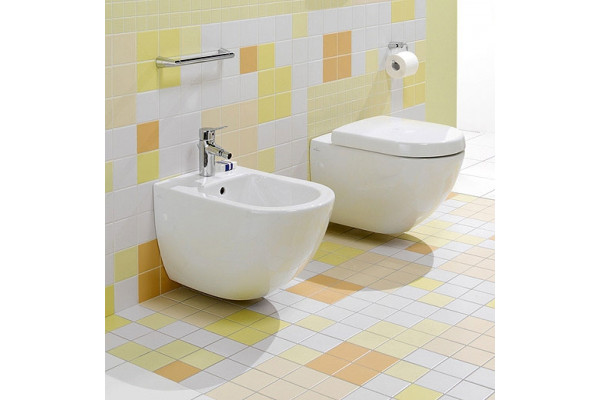 Унитаз подвесной Villeroy & Boch Subway Plus alpin белый, овальный, 37x56 см
