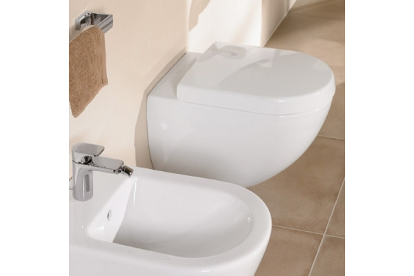 Унитаз подвесной Villeroy & Boch Subway Plus alpin белый, овальный, 37x56 см