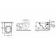 Унитаз подвесной Villeroy & Boch Subway Plus alpin белый, овальный, 37x56 см