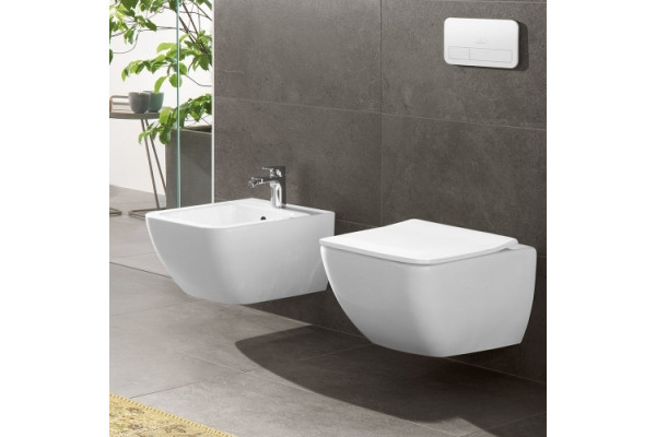 Унитаз подвесной Villeroy & Boch Venticello alpin белый, прямоугольный, 37.5x56 см