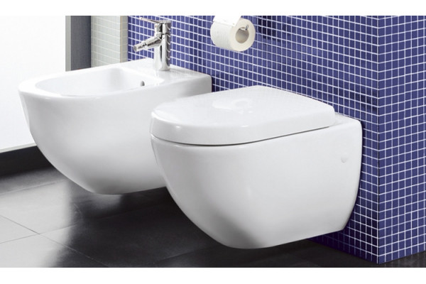 Унитаз подвесной Villeroy & Boch Subway укороченный, alpin, белый, овальный, 35.5x48 см