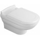 Унитаз подвесной Villeroy & Boch Hommage alpin белый, овальный, 37x60 см