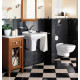 Унитаз подвесной Villeroy & Boch Hommage alpin белый, овальный, 37x60 см