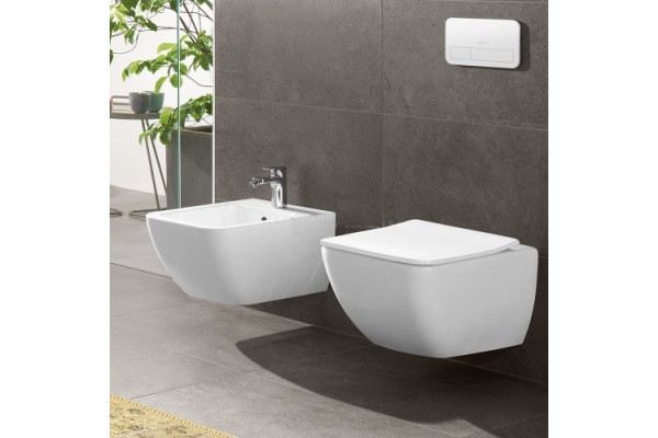 Биде подвесное Villeroy & Boch Venticello 441100R1 alpin цвет белый, прямоугольное, 37.5x56 см