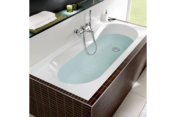 Акриловая ванна Villeroy & Boch Oberon 160х75 alpin прямоугольная, объем 125 л.