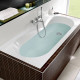 Акриловая ванна Villeroy & Boch Oberon 160х75 alpin прямоугольная, объем 125 л.