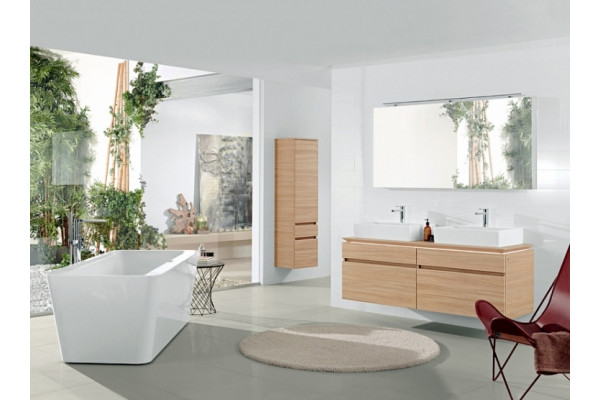 Акриловая ванна Villeroy & Boch Squaro Edge 12 180х80 alpin прямоугольная, объем 180 л.