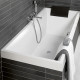 Акриловая ванна Villeroy & Boch Squaro 170х75 alpin прямоугольная, объем 195 л.