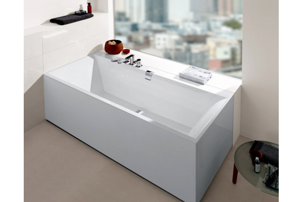 Акриловая ванна Villeroy & Boch Squaro Edge 12 170х75 alpin прямоугольная, объем 165 л.