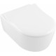 Унитаз подвесной Villeroy & Boch Avento 5656RS01 alpin белый, овальный, 37x53 см