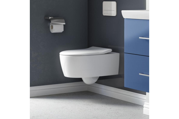 Унитаз подвесной Villeroy & Boch Avento 5656RS01 alpin белый, овальный, 37x53 см