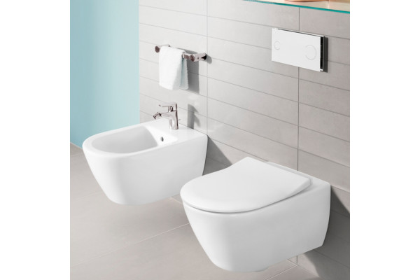 Унитаз подвесной Villeroy & Boch Subway 2.0 5614R201 белый, овальный, 37.5x56.5 см