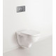 Унитаз подвесной Villeroy & Boch O Novo 5660HRR1 alpin, безободковый, белый, овальный, 36x56 см