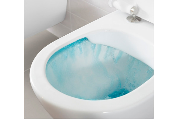 Унитаз подвесной Villeroy & Boch O Novo 5660HRR1 alpin, безободковый, белый, овальный, 36x56 см