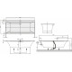 Акриловая ванна Villeroy & Boch Squaro Edge 12 UBQ190SQE2DV-01 alpin встраиваемая, прямоугольная