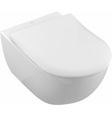 Унитаз подвесной Villeroy & Boch Subway 2.0 5614R2R1 alpin белый, овальный, 37.5x56.5 см