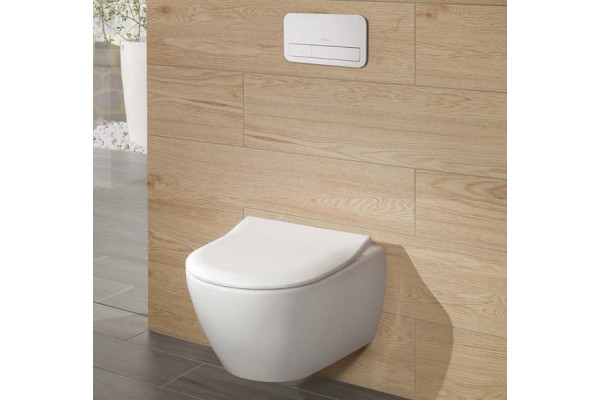 Унитаз подвесной Villeroy & Boch Subway 2.0 5614R2R1 alpin белый, овальный, 37.5x56.5 см