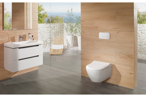 Унитаз подвесной Villeroy & Boch Subway 2.0 5614R2R1 alpin белый, овальный, 37.5x56.5 см