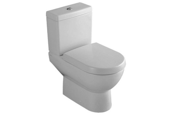 Унитаз-компакт Villeroy & Boch Subway alpin белый, овальный, 37x68 см