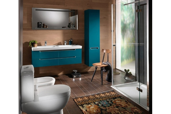 Унитаз-компакт Villeroy & Boch Subway alpin белый, овальный, 37x68 см