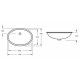 Раковина Villeroy & Boch Evana 6144 00 R1 цвет белый, овальная